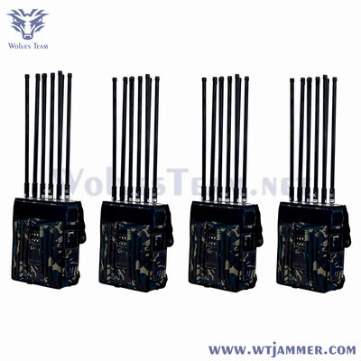 acheter 12 bandes Total Bandes de travail Restock signal brouilleur avec 5dBi Externe Omni directionnelle Type d'antenne fournissant la perturbation du signal fabrication en ligne