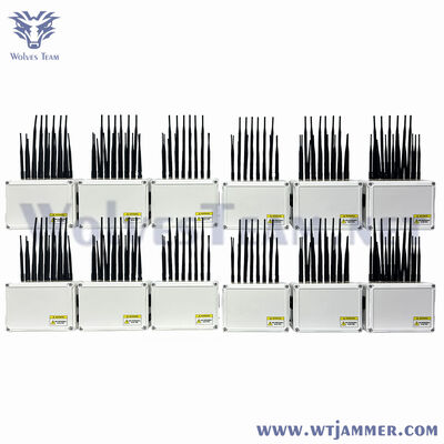 acheter Détecteur de signal de bureau haute puissance à 4 bandes, antenne de téléphone portable, bloqueur GPS Wifi pour bureau fabrication en ligne