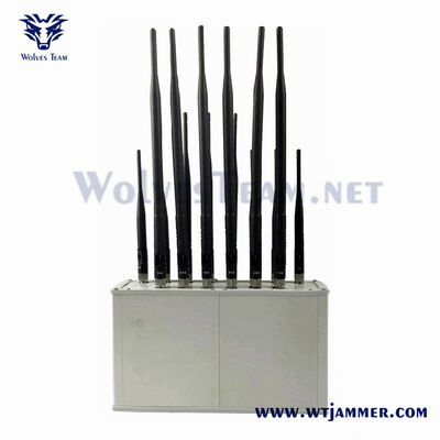 acheter 16 bandes de signal de bureau brouilleur à pleine fréquence 20-6000MHz GPS WiFi 5g fabrication en ligne