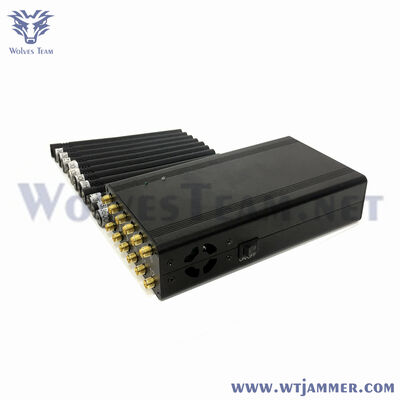 acheter Brouilleur de Signal Portable à 12 antennes, bloqueur GPS WiFi 2G/3G/4G/5G pleine bande avec batterie intégrée fabrication en ligne