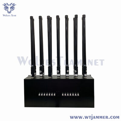 acheter 100W 14 bande de bureau signal brouilleur Blocs 5g WiFi GPS 4G 3G 2G fabrication en ligne