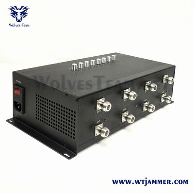 acheter 8 antennes brouilleur de signal de haute puissance 8 canaux contrôle indépendant 2G / 3G / 4G / 5G WiFi GPS Blocker fabrication en ligne