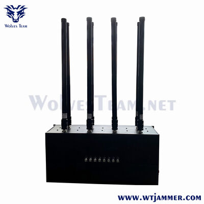 acheter 8 bandes de bureau GPS Wifi Jammer couvre le localisateur Bluetooth et 5G fabrication en ligne