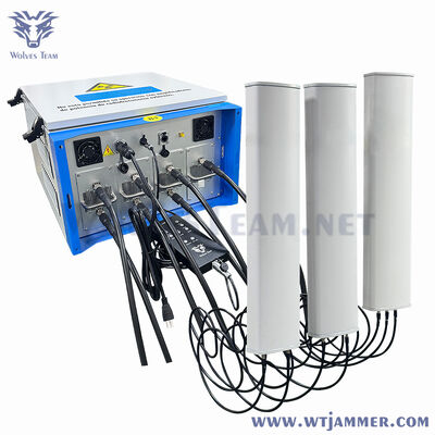acheter Puissance élevée IP68 2G 3G 4G 5GLTE brouilleur de signal WiFi5.2g WIFI5.5g WIFI5.8g Brouilleur de signal Brouilleur de prison 300-800 mètres fabrication en ligne