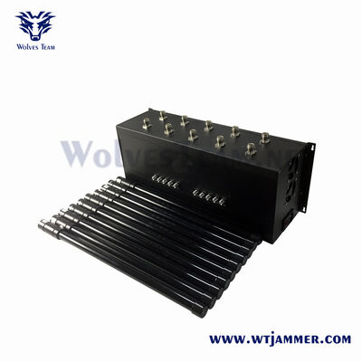 acheter Mode noir 10 canaux monture de support de signal de qualité industrielle brouilleur de signal à bande complète Dispositif de protection contre la chute des œufs fabrication en ligne