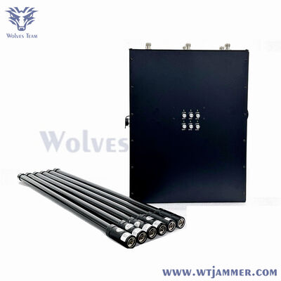 acheter Système de brouilleur de 6 bandes de puissances élevées 4G/5G cellulaire/GPS/UHF/VHF blocage RF multi-fréquence fabrication en ligne