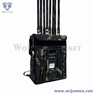 acheter Brouilleur de sac à dos tactique WT808B20-8 | Dispositif d'interférence de signal anti-drone et bombe EOD tout-en-un fabrication en ligne