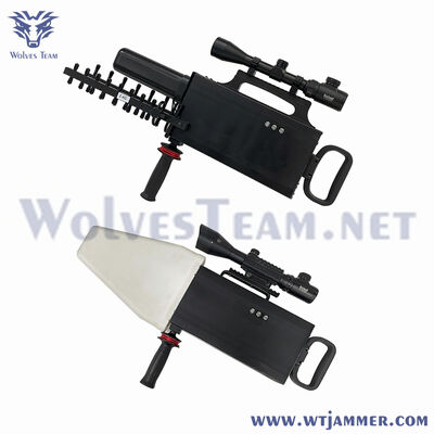 acheter Pistolet brouilleur anti-drone portable professionnel - Bloqueur de signal UAV directionnel avec visée optique fabrication en ligne
