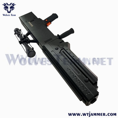 acheter Pistolet de brouillage tactique anti-drone futuriste - Blocage de signal portatif intégré fabrication en ligne