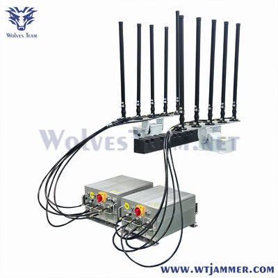 acheter 10 canaux 200W véhicule monté à pleine fréquence 5G GPS Drone Blocker fabrication en ligne