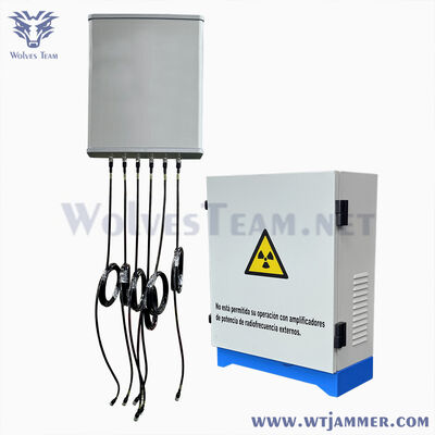 acheter 6 bandes 300W Disturbeur de signal étanche extérieur 4G 5G GSM Directionnel et Omni Antenne fabrication en ligne