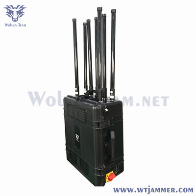 acheter 8 antennes 600W brouilleur de signal étanche pour la prison et le contrôle des frontières fabrication en ligne