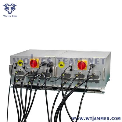 acheter L'équipe des loups 10 antennes extérieures installation fixe brouilleur de signal pour le convoi VIP et la sécurité de la prison fabrication en ligne