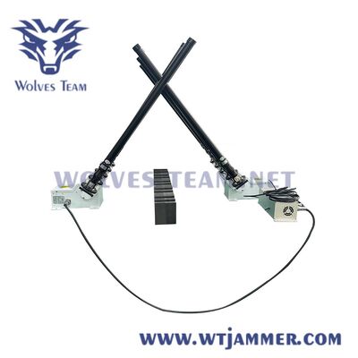 acheter 8 antennes extérieures 800W RF Jammer avec antennes rotatives pour convoi et sécurité fabrication en ligne