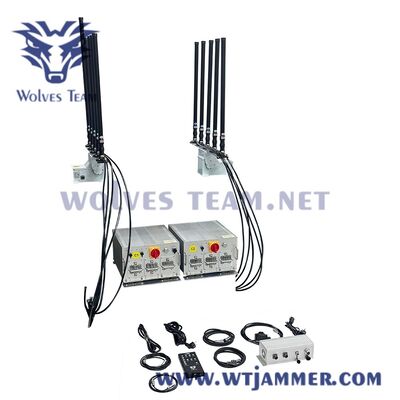 acheter Brouilleur extérieur de signal des antennes 400W de 8 pour la sécurité de petit convoi et de site fabrication en ligne