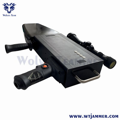 acheter Bloqueur de drones à gain élevé 4 bandes 40 W, couverture 800 m (type portatif extérieur) fabrication en ligne