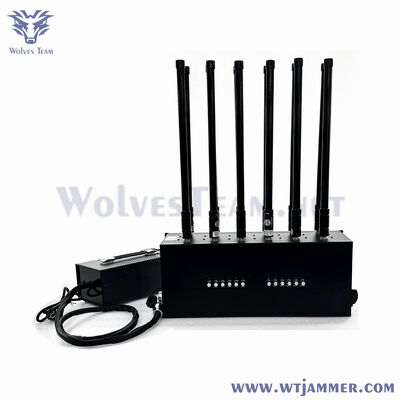 acheter 12 bandes 800 W de haute puissance 5G / WiFi / GPS brouilleur, couverture 100-250m anti-suivi fabrication en ligne