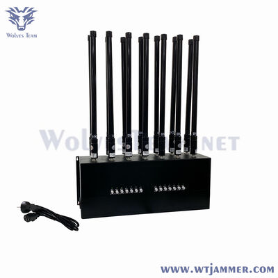 acheter Bloqueur de téléphone portable et de signal sans fil, 8 bandes, 600 W, de qualité industrielle, pour la sécurité intérieure fabrication en ligne
