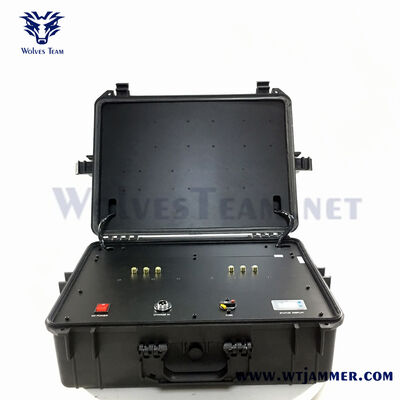 acheter Valise portable WiFi 3.6G 3500-3600 MHz Dispositifs de brouillage de signal numérique pour les applications de perturbation du signal sans fil 433 MHz fabrication en ligne