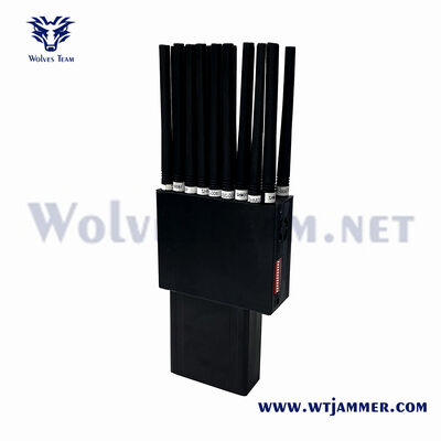 acheter Brouilleur portatif 18 watts GSM DCS 2G 3G 4G 5G WIFI GPS 315-433-868 MHz, bloqueur UHF VHF, 18 antennes fabrication en ligne