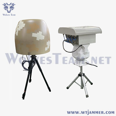 acheter Camouflage 360 ​​° Omni Anti Drone détection brouillage système tout-en-un trépied Portable UAV détecteur de Signal brouilleur fabrication en ligne