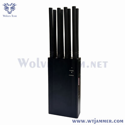 acheter Brouilleur portatif de signal de téléphone portable de GPS de 8 watts pour les PCS 3G 4G Wifi de CDMA GSM DCS fabrication en ligne