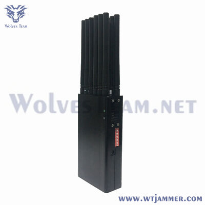 acheter Portable 12 antennes brouilleur Portable avec tous les 3G 4G 5G WiFi GPS RF fabrication en ligne