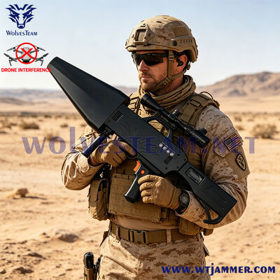 acheter 101JB10-4 Brouilleur anti-drone portable 20W 40W Bloqueur de signal UAV à bande complète 2.4G 5.8G 900M GPSL1 Pistolet d'interférence de signal de drone pour la protection de la sécurité fabrication en ligne
