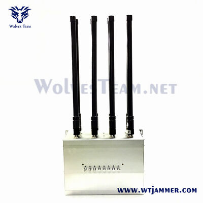 acheter Système de brouillage du signal stationnaire de haute puissance de 10-30M 80W pour Cellula WiFi VHF UHF & LoJack fabrication en ligne