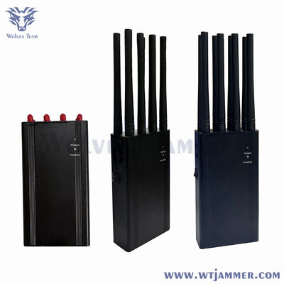 acheter Dispositif de protection de la vie privée RF portatif de 16 W 8 antennes 30 mètres Support de couverture Localisateur GPS GSM Equipement de gestion de fréquence cellulaire fabrication en ligne