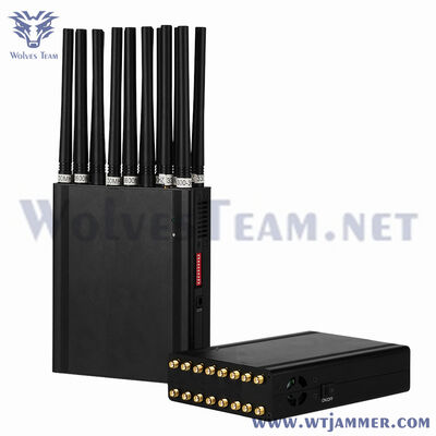 acheter Signal mobile de 16 canaux 2G 3G 4G 5G CDMA Bloqueur de signal GPS Multi-fonction portable Suppresseur de signal Interférence fabrication en ligne