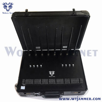 acheter Dispositif de brouilleur GPS WiFi portable à 8 bandes pour les forces de l'ordre fabrication en ligne
