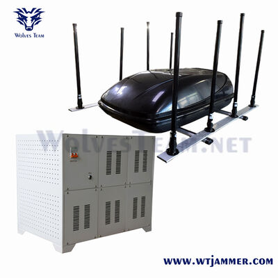 Acheter 11 bandes 1500 watts brouilleur de signal portable pour véhicules avec antennes directionnelles fabrication en ligne