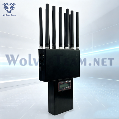 Acheter 16 brouilleur tenu dans la main de signal de téléphone portable du watt 5G de l'antenne 16 avec la batterie à l'intérieur fabrication en ligne