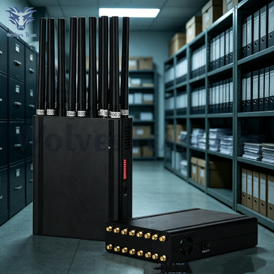 Acheter Brouilleur de signal portable sans fil prenant en charge la 3G, la 4G, la 5G, le WiFi, le Bluetooth et le brouillage de signal de téléphone portable fabrication en ligne