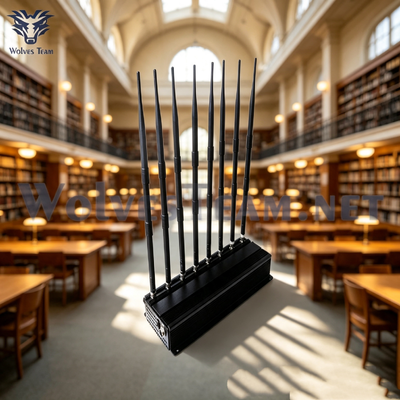 Acheter Détecteur de signal réglable de bureau à 8 canaux haute puissance 40W bloqueur de signal de téléphone portable pour un environnement de culte silencieux dans l'église fabrication en ligne