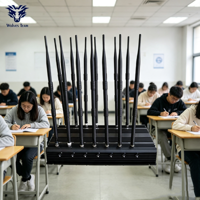 Acheter 16 Antennes Distinguer le brouilleur de signal du commutateur pour la salle de classe ou la salle d'examen fabrication en ligne
