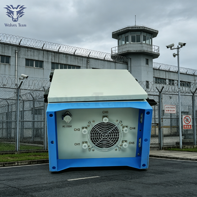 Acheter Puissance élevée imperméable à l'eau 500-2000M 2.4G 5.8G Drone WiFi & GPS signal de brouilleur anti-UAV Blocker pour les grandes prisons africaines et les établissements correctionnels fabrication en ligne