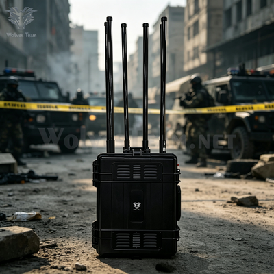 Acheter Brouilleur de signal portable fournissant une perturbation du signal avec télécommande pour la sécurité dans les sites temporaires d'élimination des bombes et d'EOD fabrication en ligne