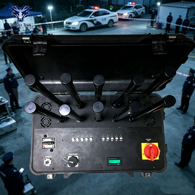 Acheter Brouilleur de signal portable extérieur avec batterie intégrée et fréquences personnalisables pour des réunions et des événements temporaires de haut niveau fabrication en ligne