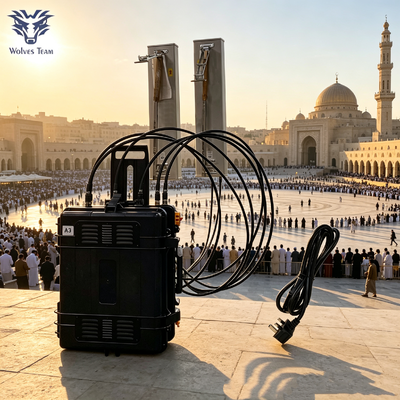 Acheter 500M Range Puissance élevée Portable GSM RF Bloquer le signal du téléphone cellulaire pour les grands rassemblements religieux en plein air fabrication en ligne