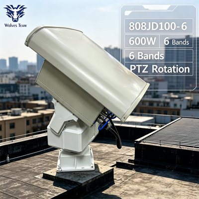 Acheter 600W 6 bandes PTZ Drone Jammer avec antenne directionnelle - Système anti-drone haute puissance fabrication en ligne