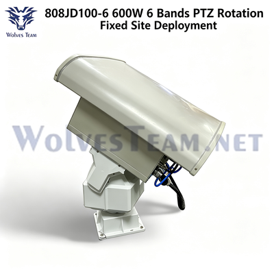 Acheter Système PTZ anti-drone directionnel à 6 bandes de 600 W pour le brouillage à longue portée des drones fabrication en ligne