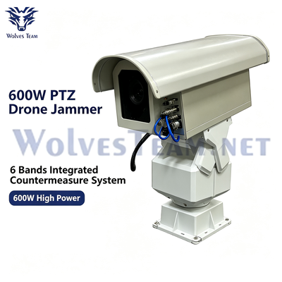 Acheter Perturbateur d'UAV directionnel PTZ 6 canaux 600W avec système de refroidissement intelligent fabrication en ligne