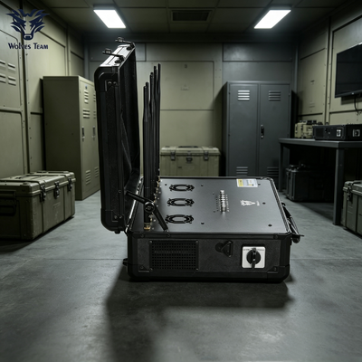 Acheter 500M Brouilleur de signal tactique extérieur intégré à la batterie Canaux personnalisés et alimentation pour l'application de la loi sur le terrain fabrication en ligne