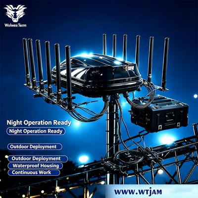 Acheter Détecteur de signal fixe imperméable à l'eau de 14 bandes de 1400 W 5G 4G WiFi GPS UHF VHF Couverture à spectre complet fabrication en ligne