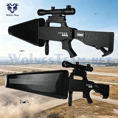 Acheter Pistolet anti-drone portable longue portée 500-1000m, dispositif portable de suppression de signal anti-UAV pour la sécurité gouvernementale et de site fabrication en ligne