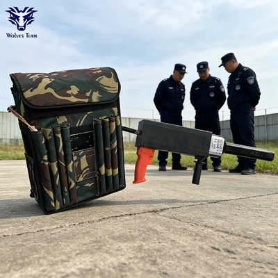 Acheter Type d'arme à feu portatif de sac à dos brouilleur IP55 longue distance évaluée extérieure de couverture fabrication en ligne