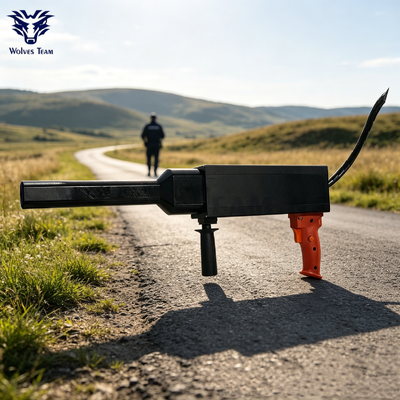 Acheter Jusqu'à 1000M IP55 Pistolet brouilleur de signal d'UAV extérieur longue portée Suppresseur anti-drone fabrication en ligne