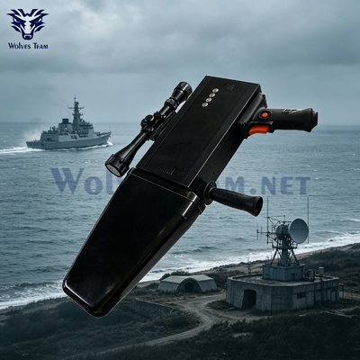 Acheter 1000 mètres 360° Défense de sécurité anti-espionnage Portable 4 canaux drone brouilleur de signal fabrication en ligne